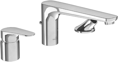 Смеситель для ванны с душем Villeroy & Boch O.Novo Start TVT10500100061 хром