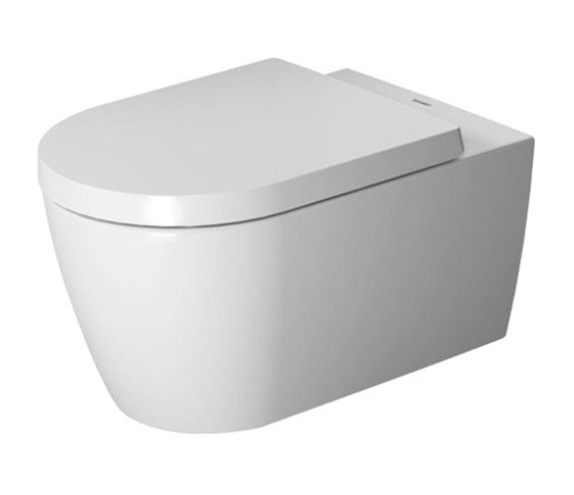 Комплект Duravit Me by Starck 45290900A1: унитаз подвесной 570х360 мм, 252909 + сиденье с микролифтом 002009, цвет белый