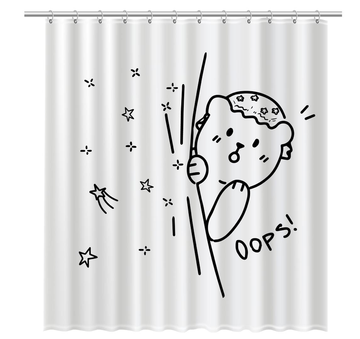 Шторка для ванной Fixsen Teddy Oops FX-2505