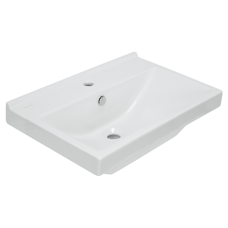 Раковина встраиваемая сверху 60см Sanita Luxe Fest FST60SLWB01 белый