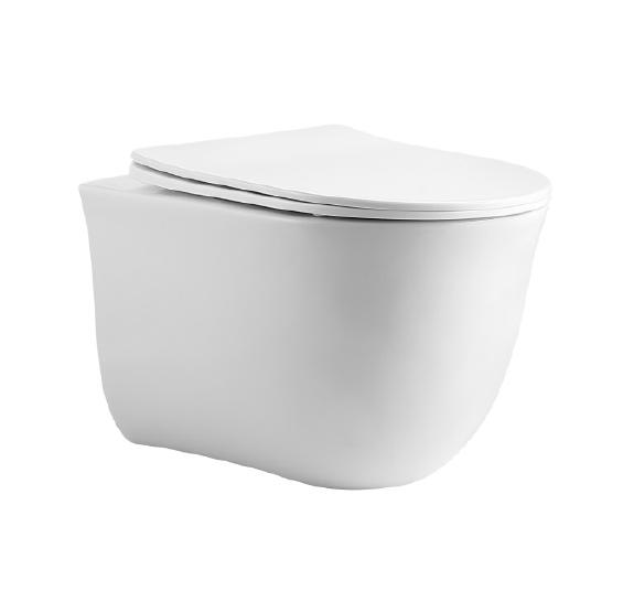 Унитаз подвесной Aquatek Классик AQ1112T-00 смыв торнадо, с сиденьем Soft Close