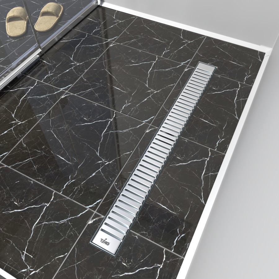 Душевой лоток TIMO Drain Protect DP20900-LG20900, сатин