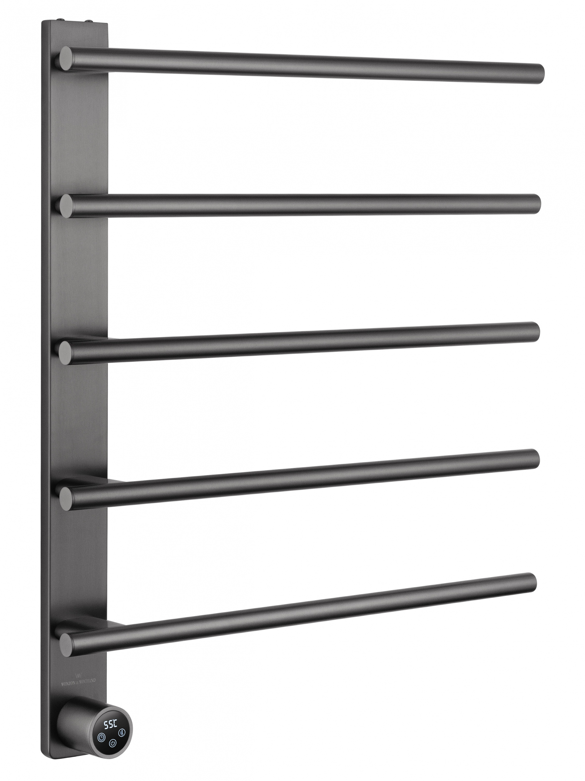 Полотенцесушитель электрический WONZON & WOGHAND NÜRNBERG, Темный графит (WW-AL345-GM)
