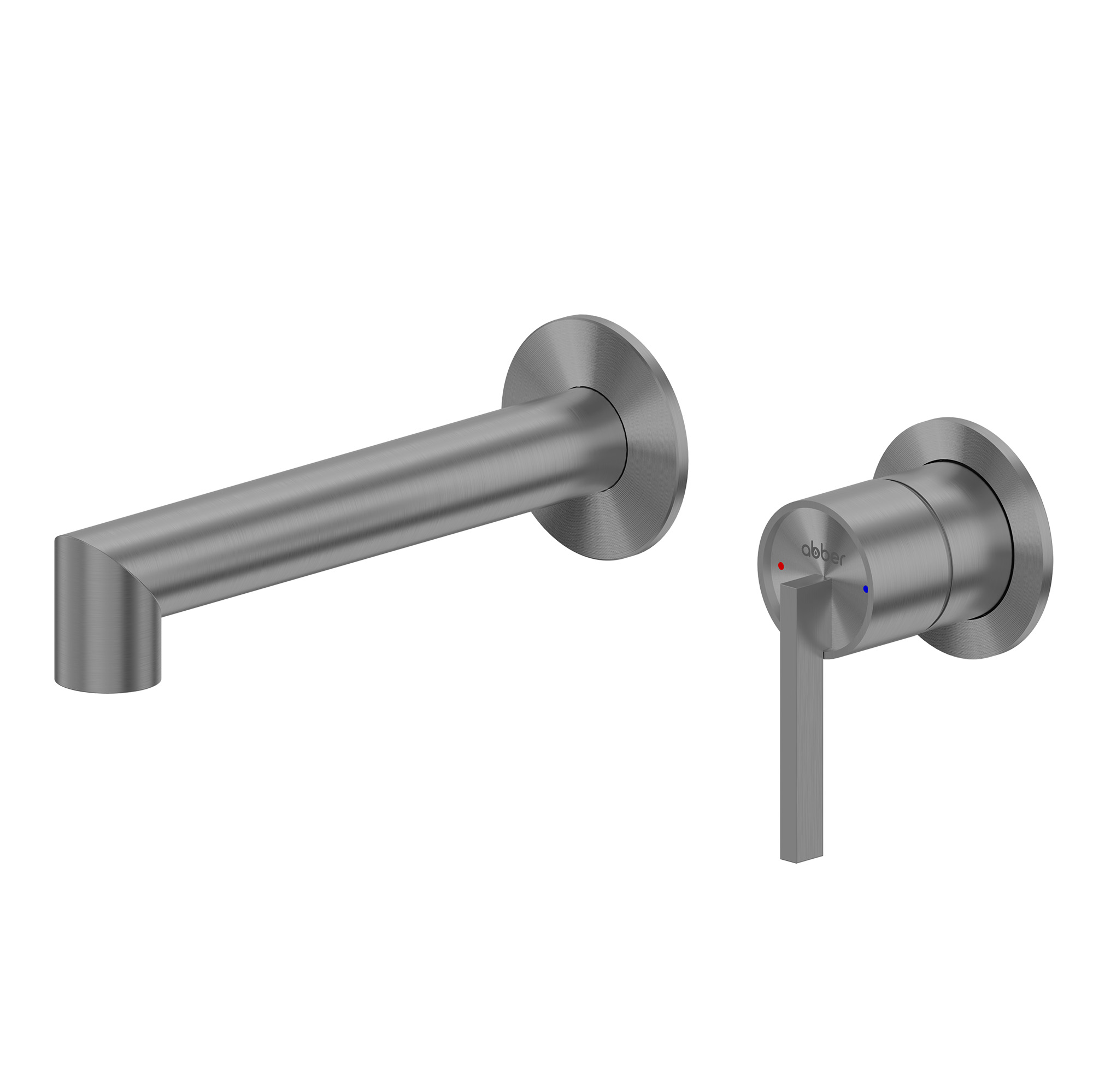 Смеситель ABBER Perfekte 316 AF8A12BGG скрытый монтаж для раковины, оружейная сталь брашированная