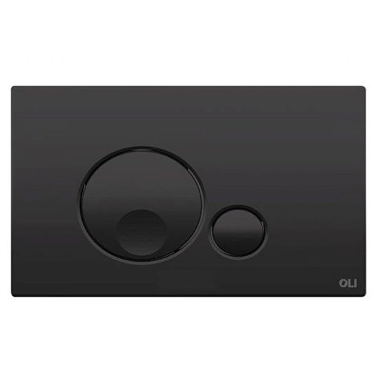 Кнопка смыва для унитазов OLI GLOBE 152952 черный матовый