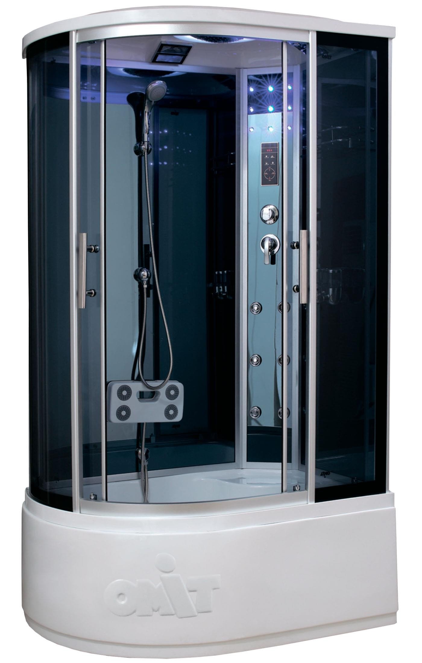 Душевая кабина Timo Standart T-1120 L 120x85x220 профиль хром матовый, стекло прозрачное