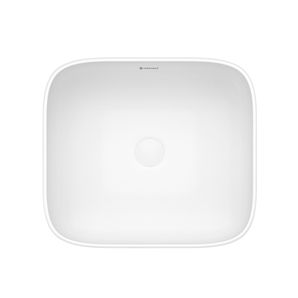 Раковина чаша Terminus Сицилия 01RN44x39x15W, белый