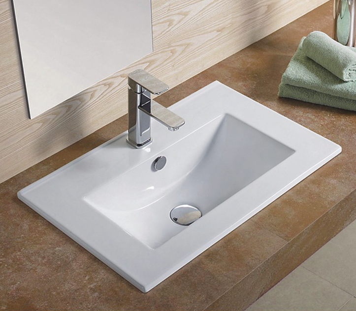 Раковина встраиваемая сверху 51см Gid NYJ803-50 белый