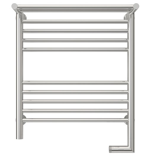 Полотенцесушитель электрический Сунержа Богема 2.0 60х50 хром, подключение правое, с полкой
