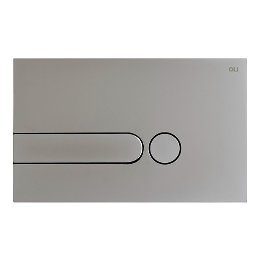 Кнопка смыва для унитазов OLI I_PLATE 670006 хром матовый