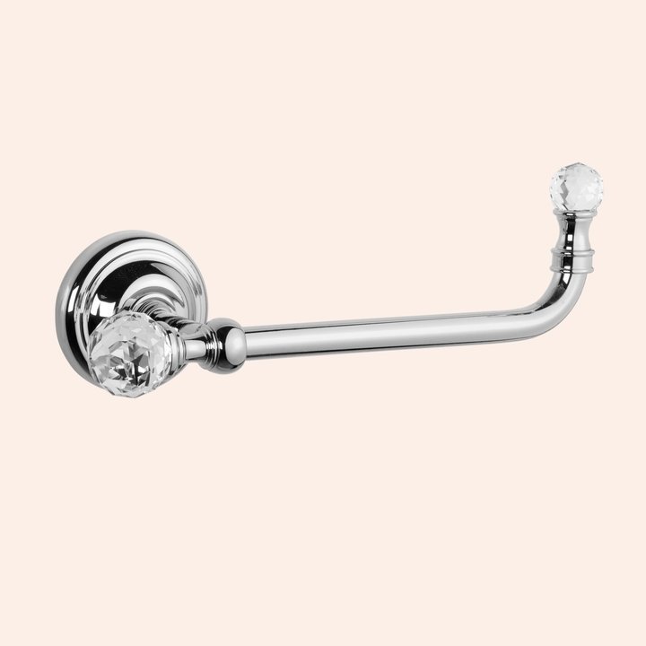 Держатель туалетной бумаги TW Crystal TWCR019 Хром/сваровски