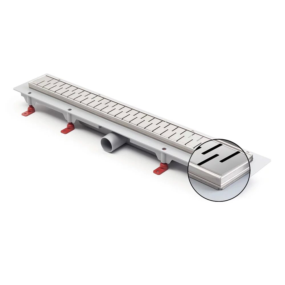 Душевой лоток 95см Veconi Medium V950MN решетка хром