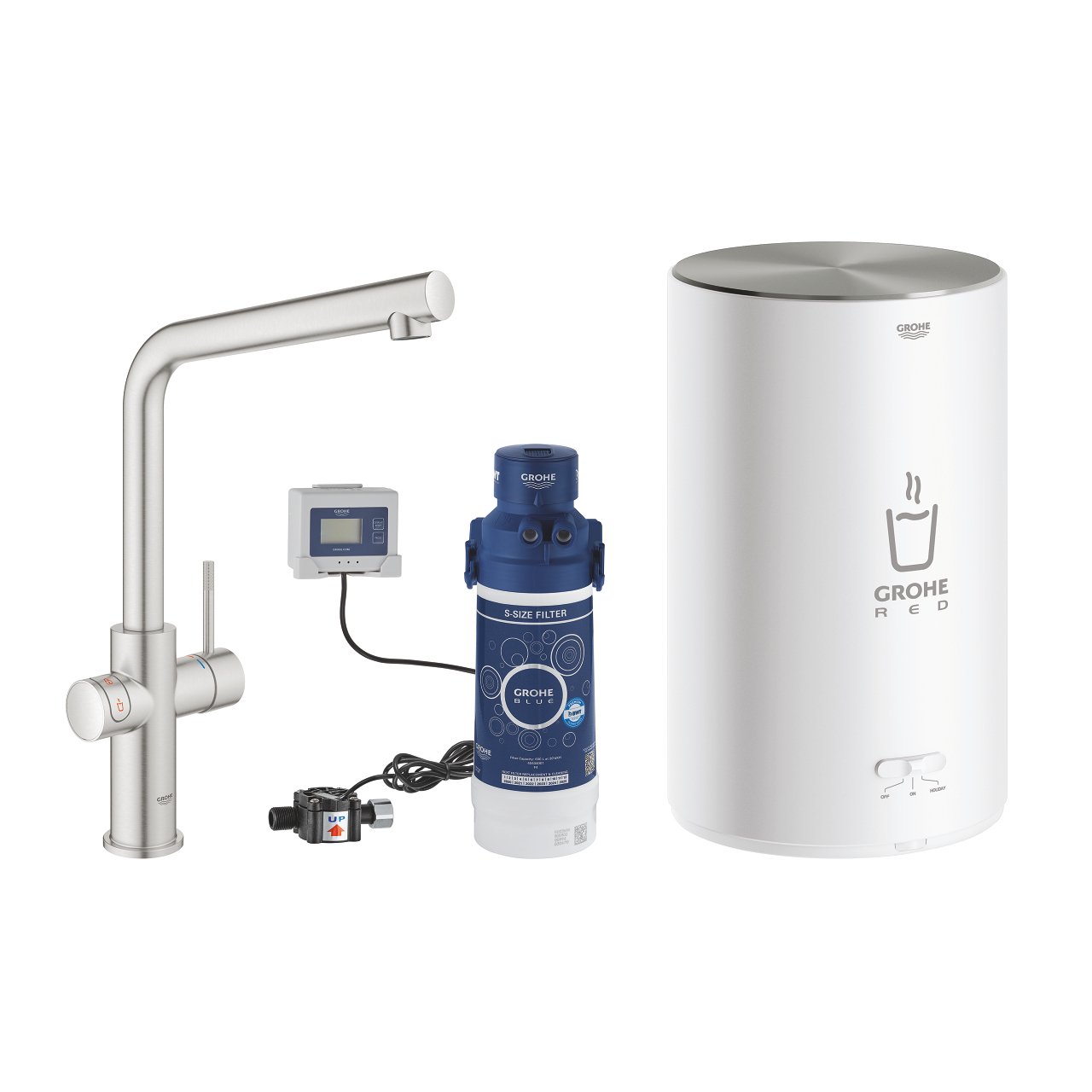 Смеситель для кухни Grohe Red 30327DC1 суперсталь