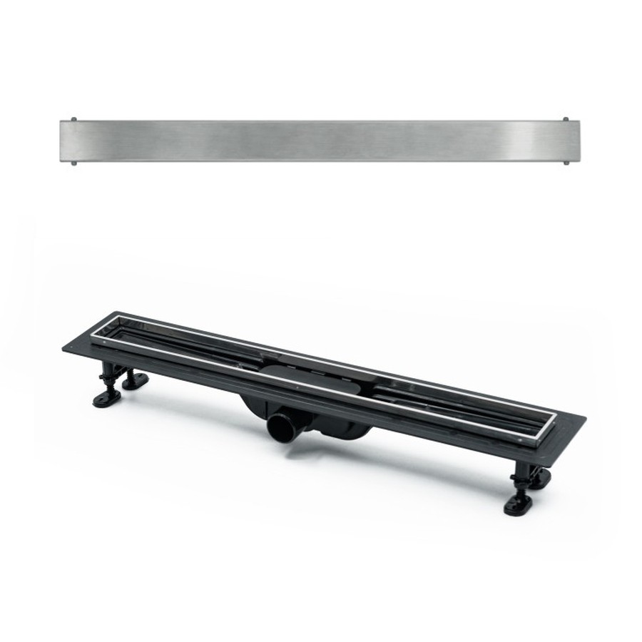 Душевой лоток (двухсторонняя решетка) TIMO Super Plast SP10600-PG10600, сатин