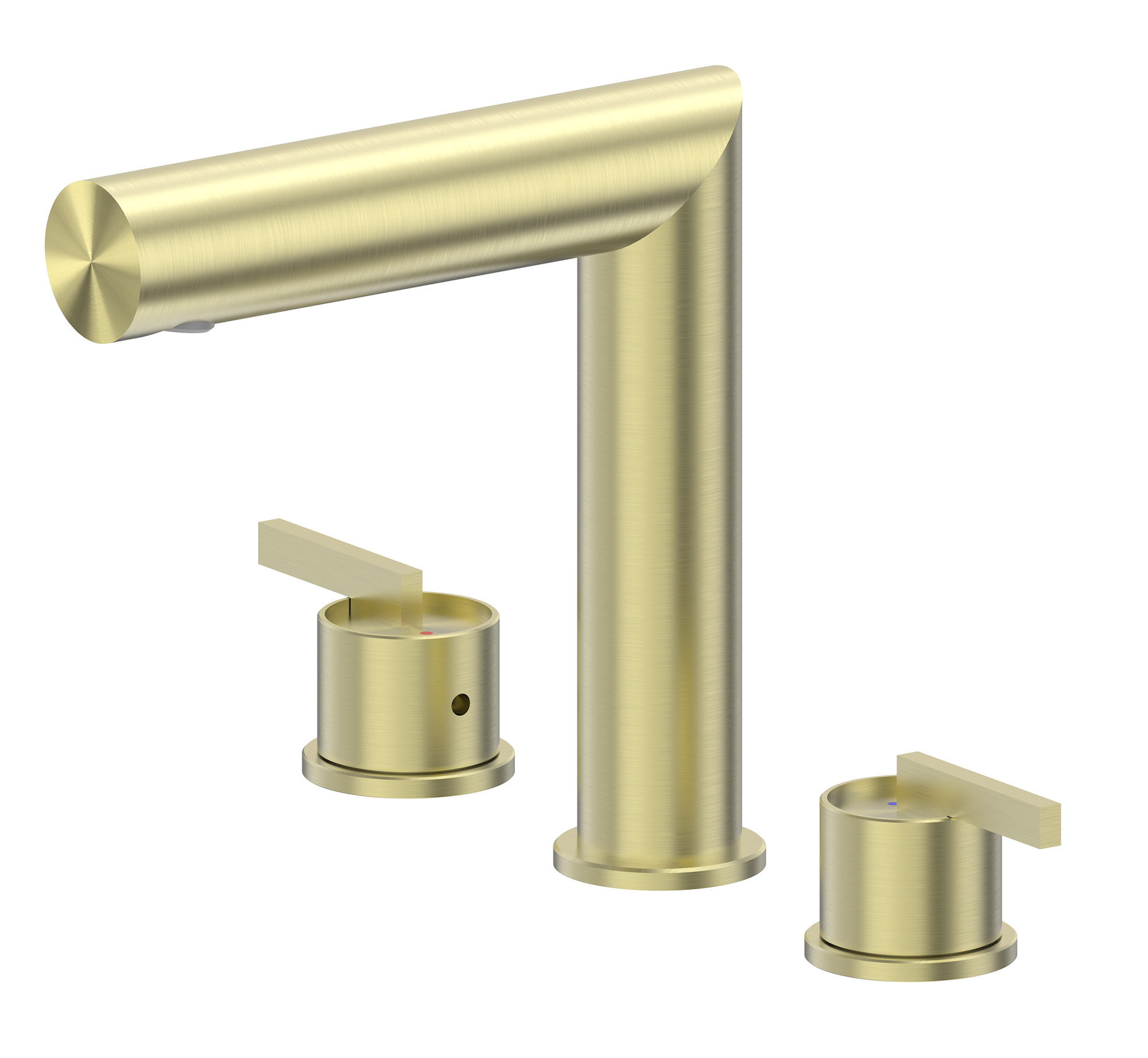 Смеситель ABBER Perfekte 316 AF8A08BG для раковины, золото брашированное