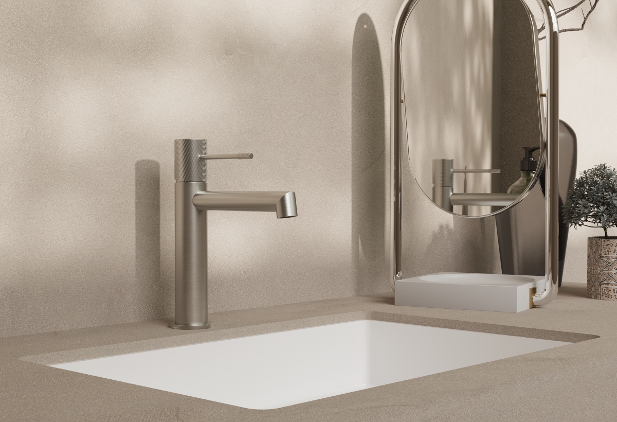 Смеситель для раковины Vincea Desire VBF-1D1BN брашированный никель