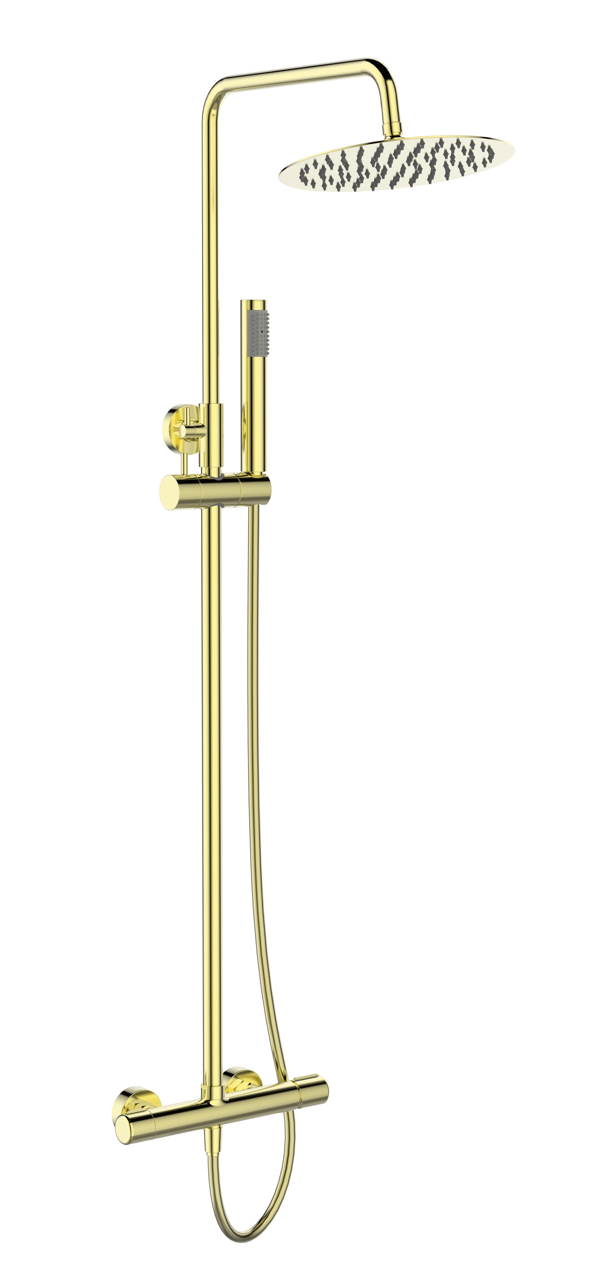 Душевая стойка BelBagno UNO UNO-DOCM-ORO золото