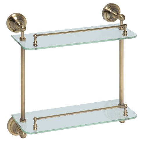 Полочка стеклянная Bemeta Retro bronze 144102127 Бронза