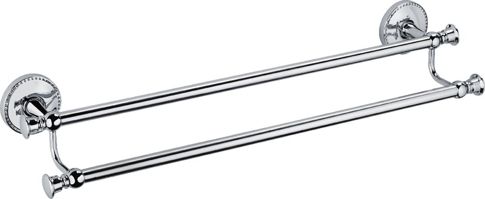 Полотенцедержатель Fixsen Adele FX-55002 двойной Хром