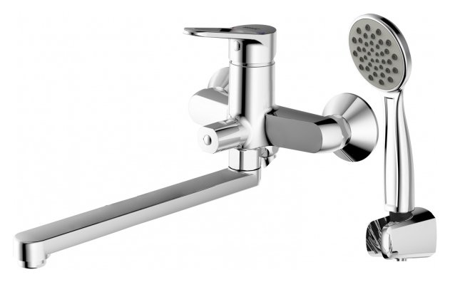 Смеситель для ванны Bravat Eco-D F693158C-LB Хром