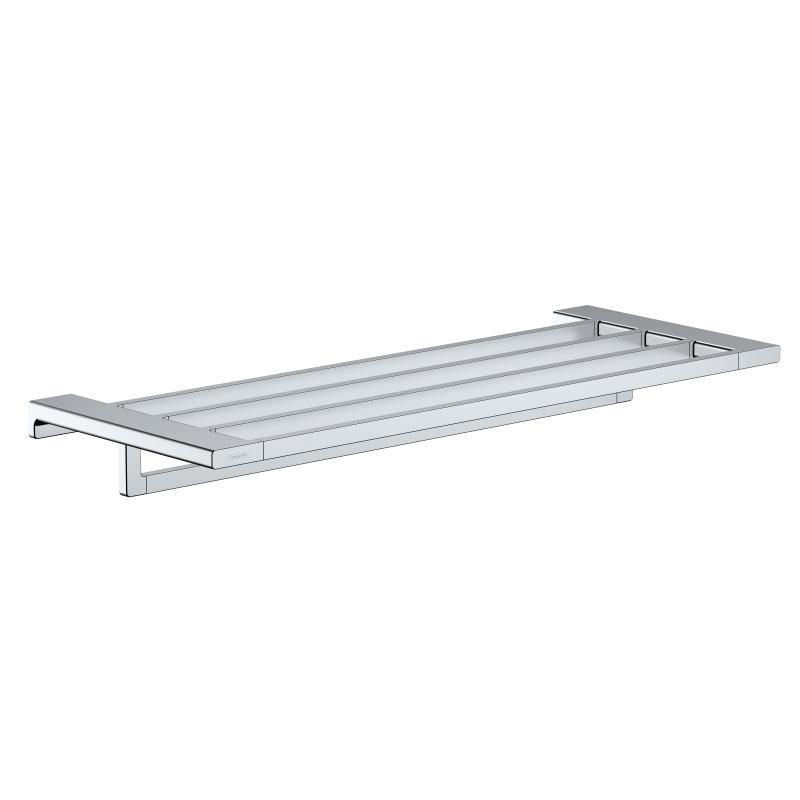 Полка для полотенец с держателем Hansgrohe AddStories 41751000 хром
