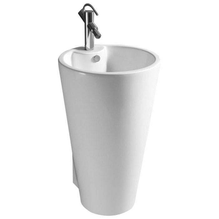 Раковина напольная 52см Gid Nb136 белый