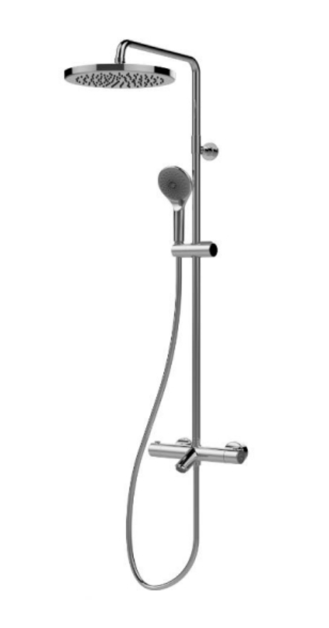 Душевая стойка с термостатом Bossini Elios L10402.1.030 хром
