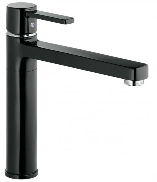 Смеситель для кухни Kludi Zenta 389738675 хром/черный