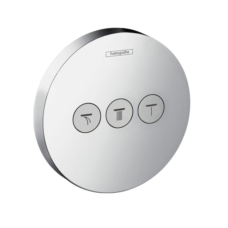Переключатель для душа на 3 потребителя Hansgrohe ShowerSelect S 15745000 хром