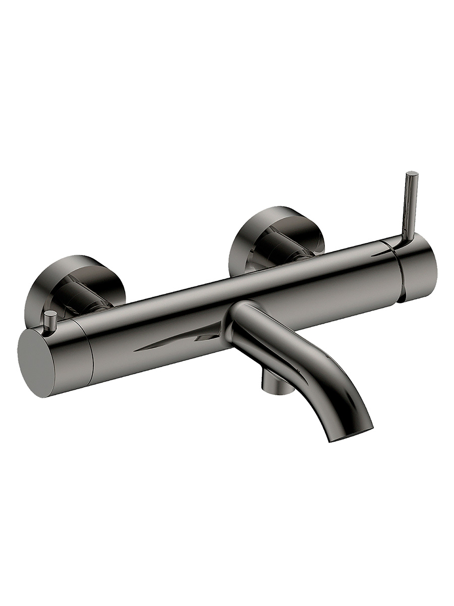 Смеситель для ванны AQUAme Siena AQM6212GM вороненая сталь