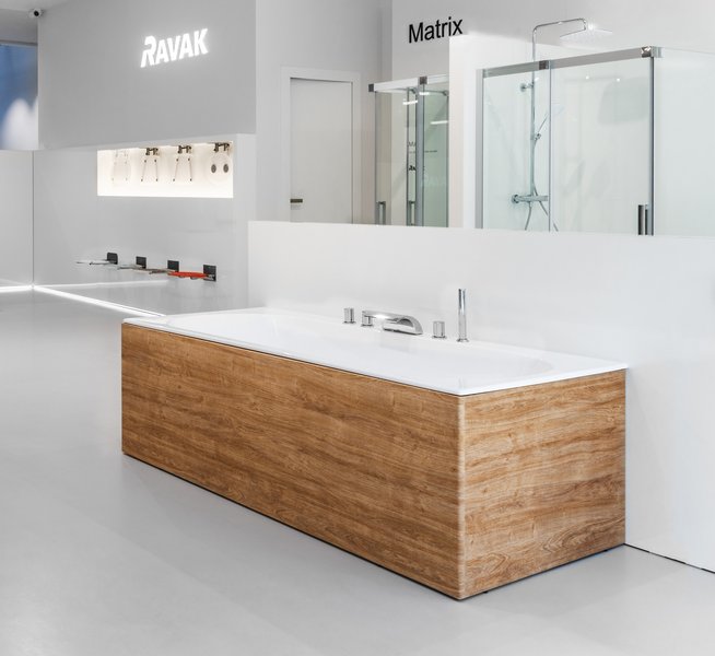 Передняя панель Ravak City 180 дуб с креплением