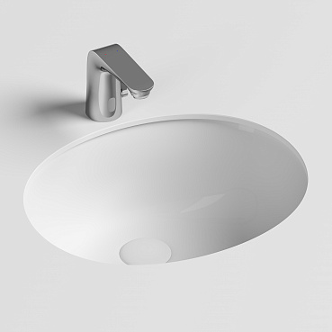 Раковина встраиваемая снизу 51см Ceramica Nova Element CN6042 белый