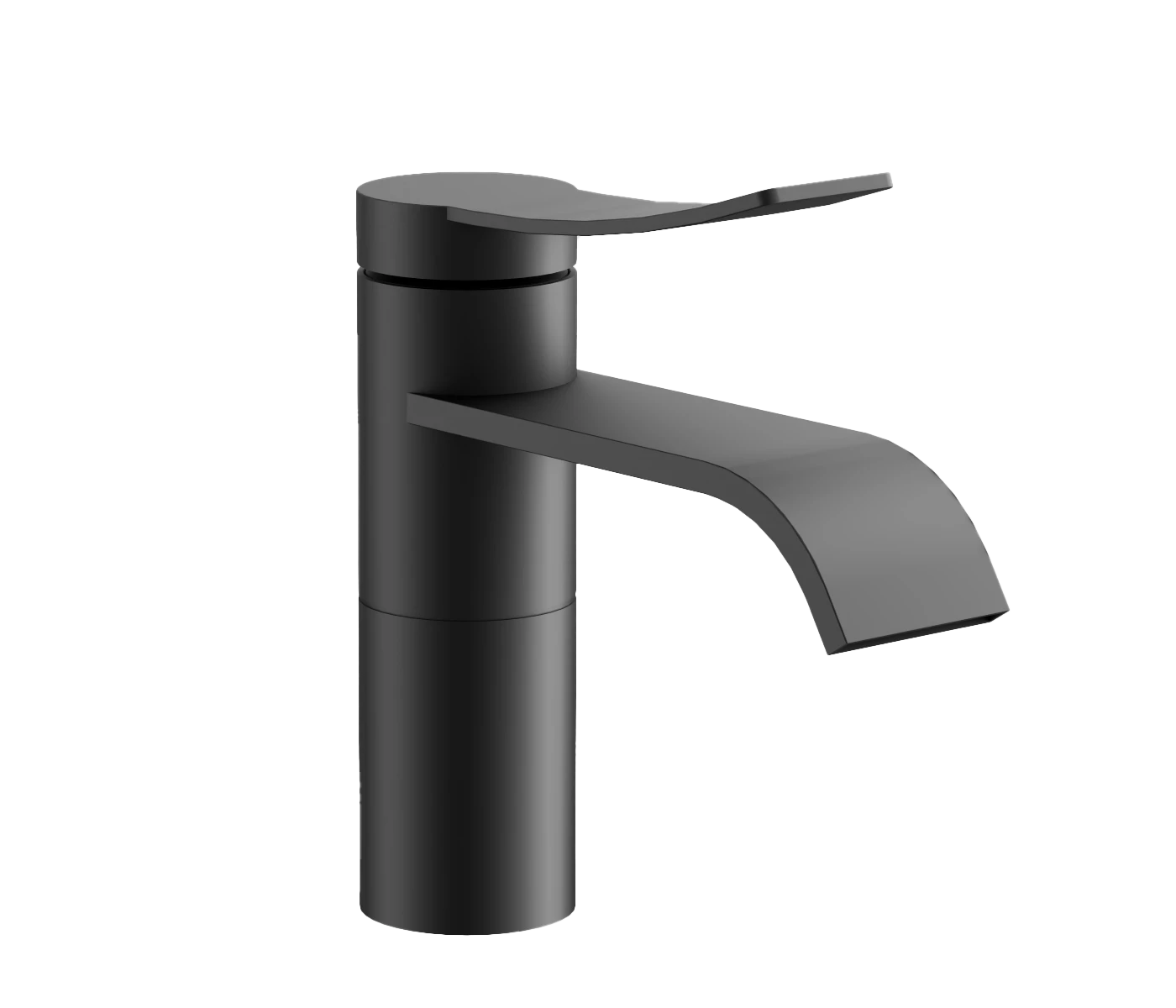 Смеситель для раковины BELZ B10812-7, черный матовый