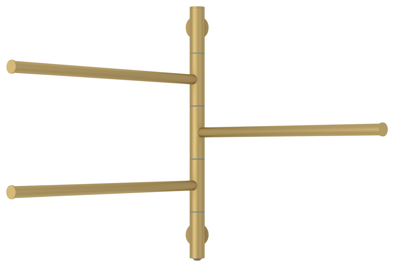 Полотенцесушитель электрический Сунержа Триада 54х58.5 золото матовое