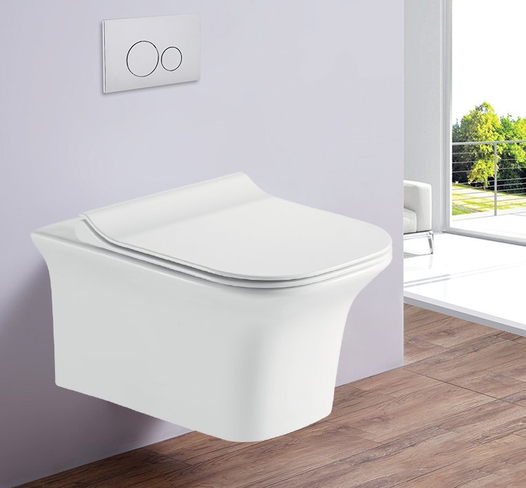 Унитаз подвесной Esbano AZUL белый, с сиденьем микролифт