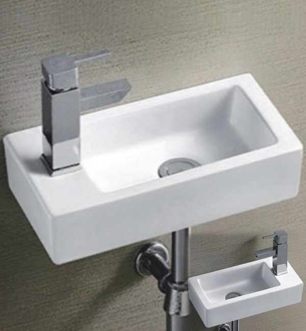 Раковина подвесная 36.5см Gid N9272L белый