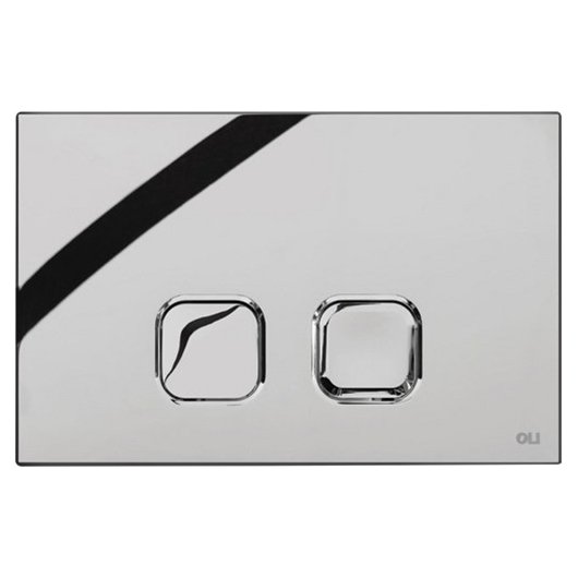 Кнопка смыва для унитазов OLI PLAIN 70827 хром глянцевый