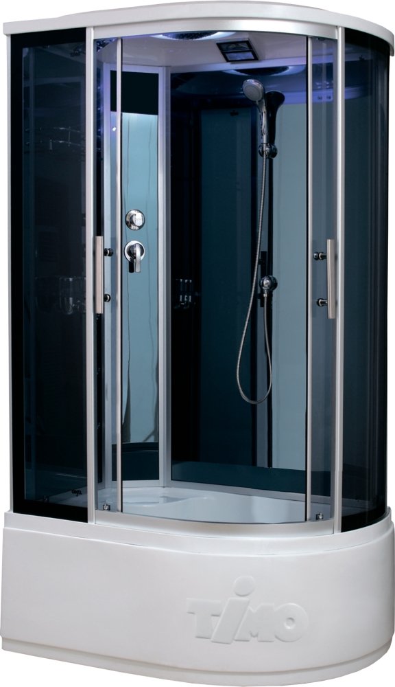 Душевая кабина Timo Standart T-1120 P L 120x85x220 профиль хром матовый, стекло прозрачное