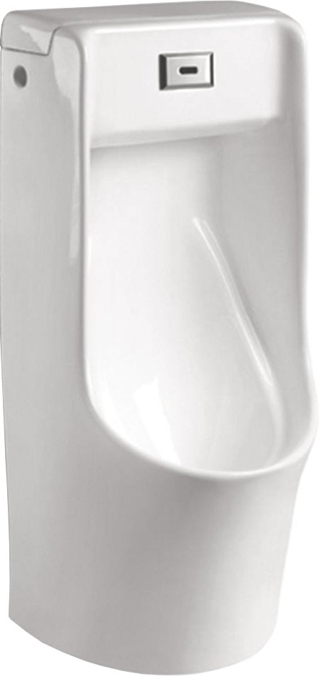 Писсуар подвесной SantiLine  SL-6003 белый, скрытый подвод воды