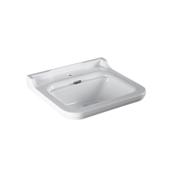 Раковина подвесная 60см Kerasan Waldorf 4140K1bi/cr*1 белый