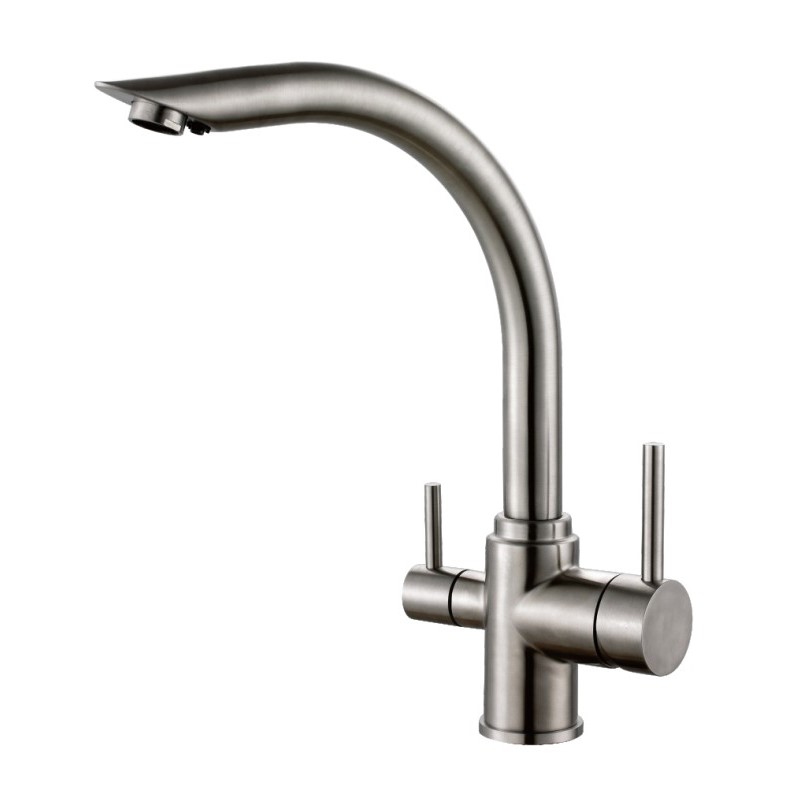 Смеситель для кухни Haiba HB70304, сталь