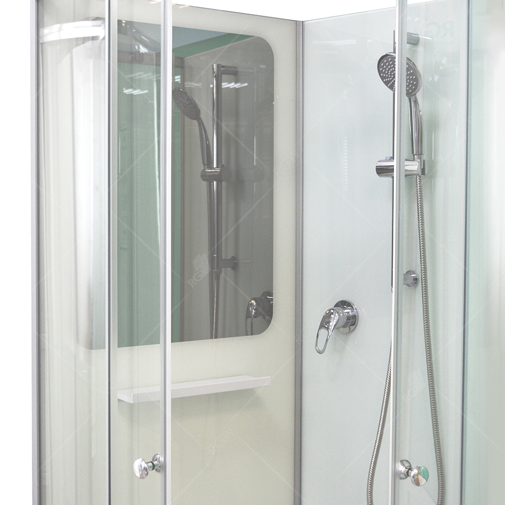 Душевые кабины RGW 381320800-12 100x100x200 профиль матовый хром, стекло прозрачное