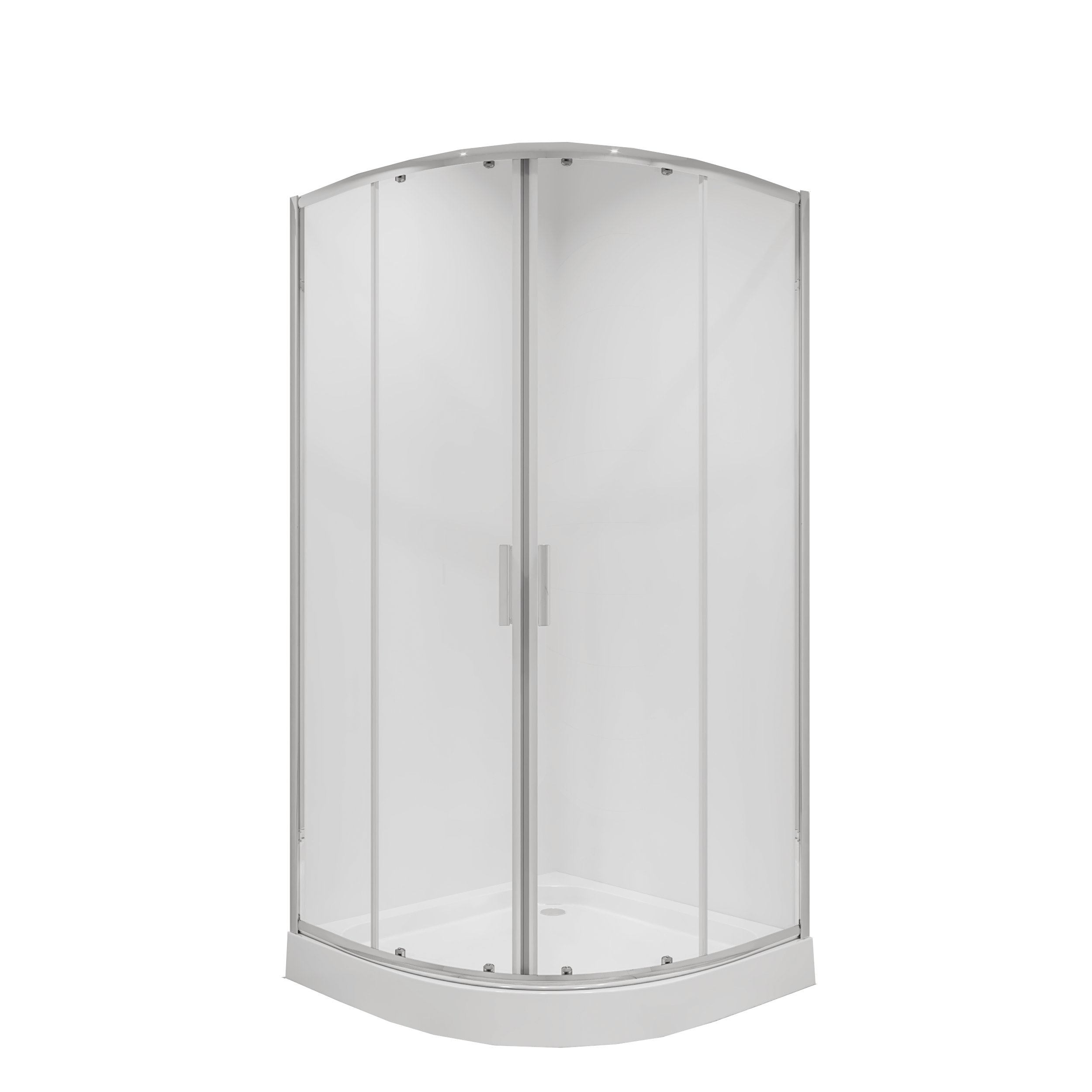 Душевой угол Niagara NG- 6607-08 100x100x190 профиль хром, стекло прозрачное