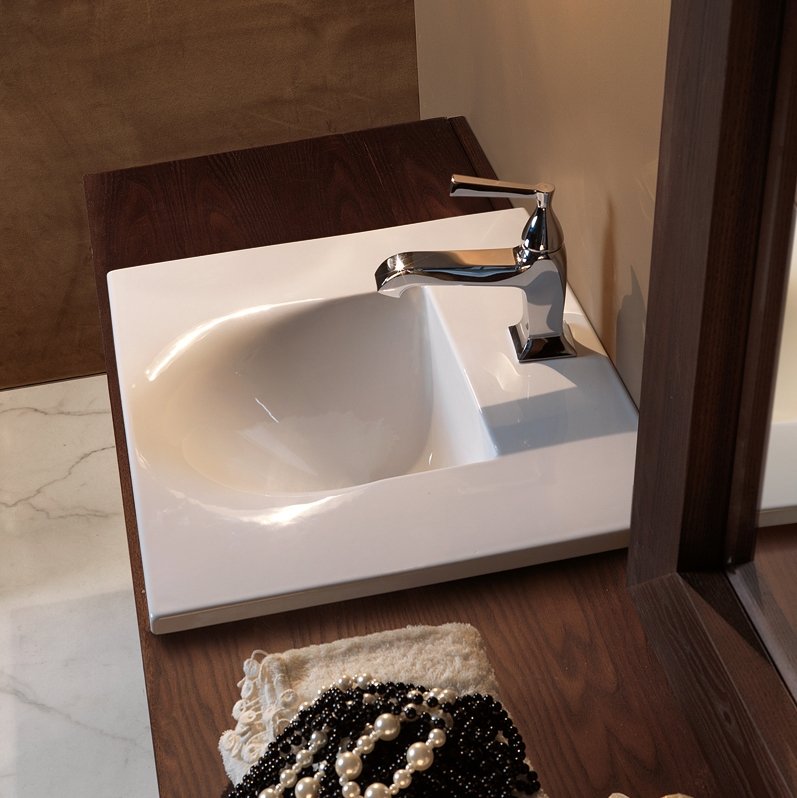 Встраиваемая раковина Kerasan Bentley 55 3942 Белая