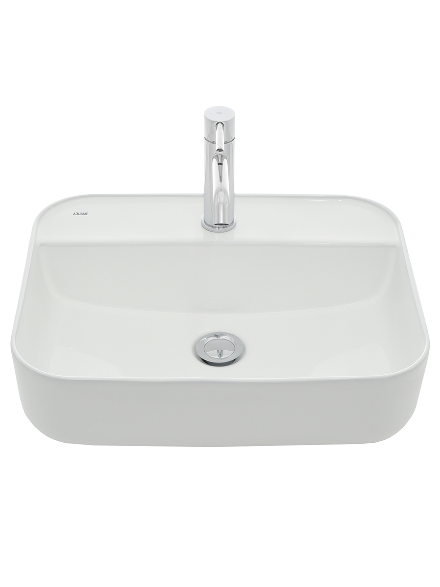 Раковина накладная 50.5см AQUAme AQM5001 белый