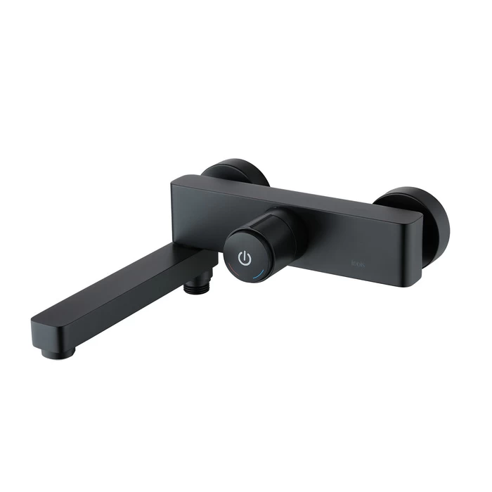 Смеситель для ванны с душем IDDIS Slide SLIBLBTi02WA черный матовый