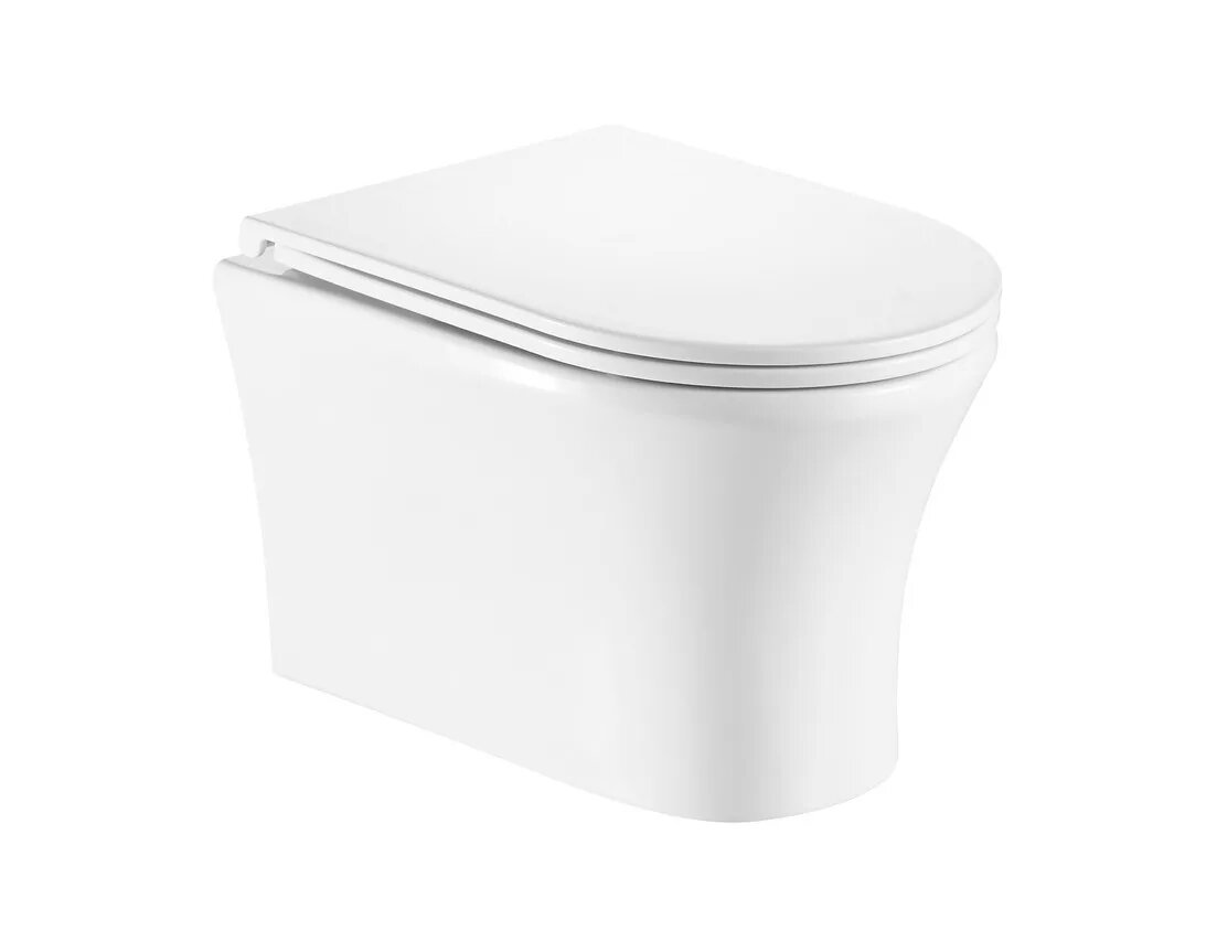 Унитаз подвесной безободковый GID Tr2101, белый