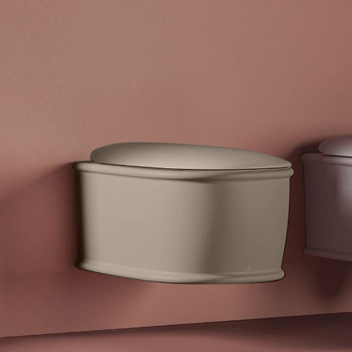 Унитаз подвесной ArtCeram Atelier ATV001 41;00 матера, без сиденья