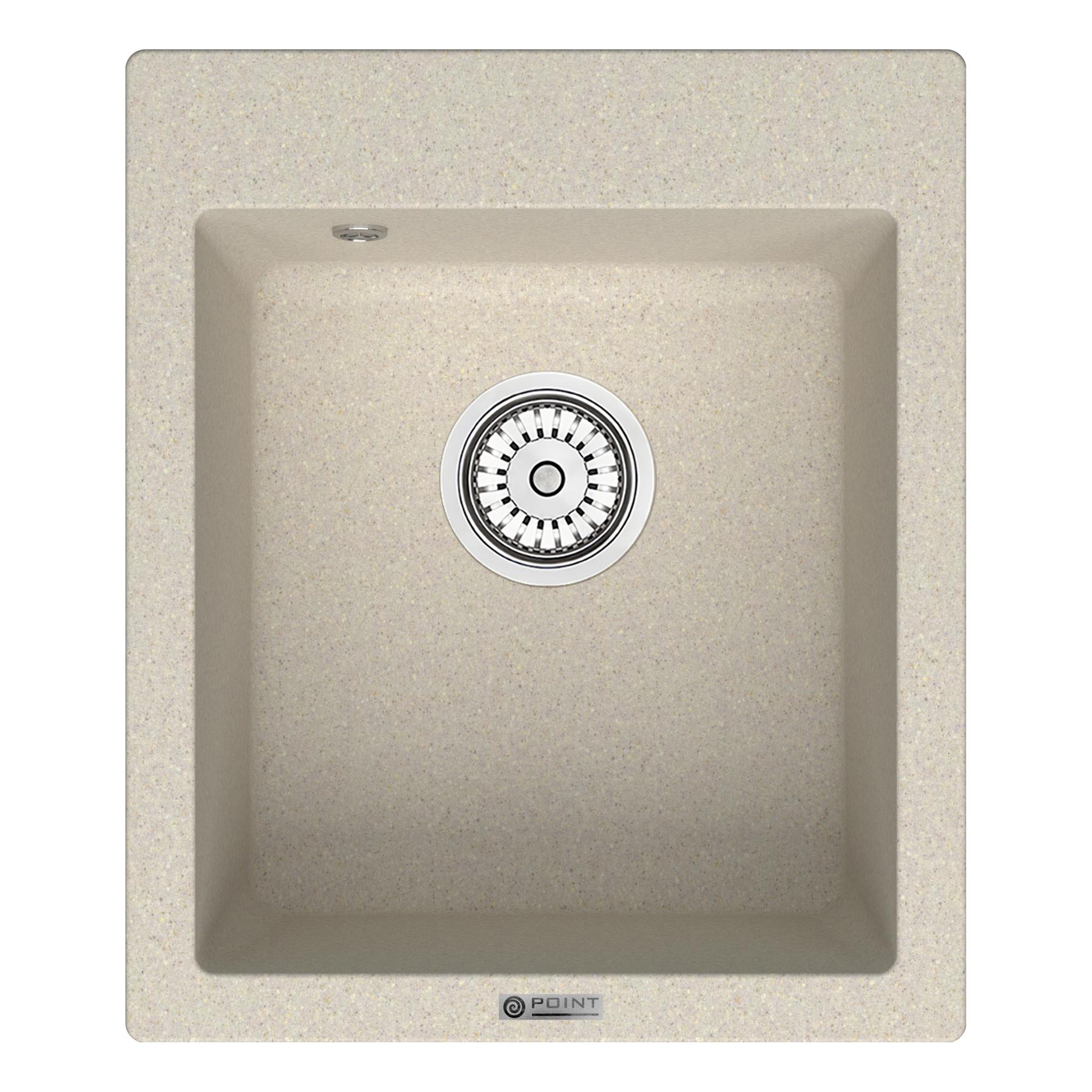 Мойка кухонная Point Динара 42 PN3004BG, светло-бежевый