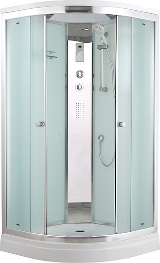 Душевая кабина Timo Comfort T-8809 F 90x90x220 профиль хром глянцевый, стекло матовое